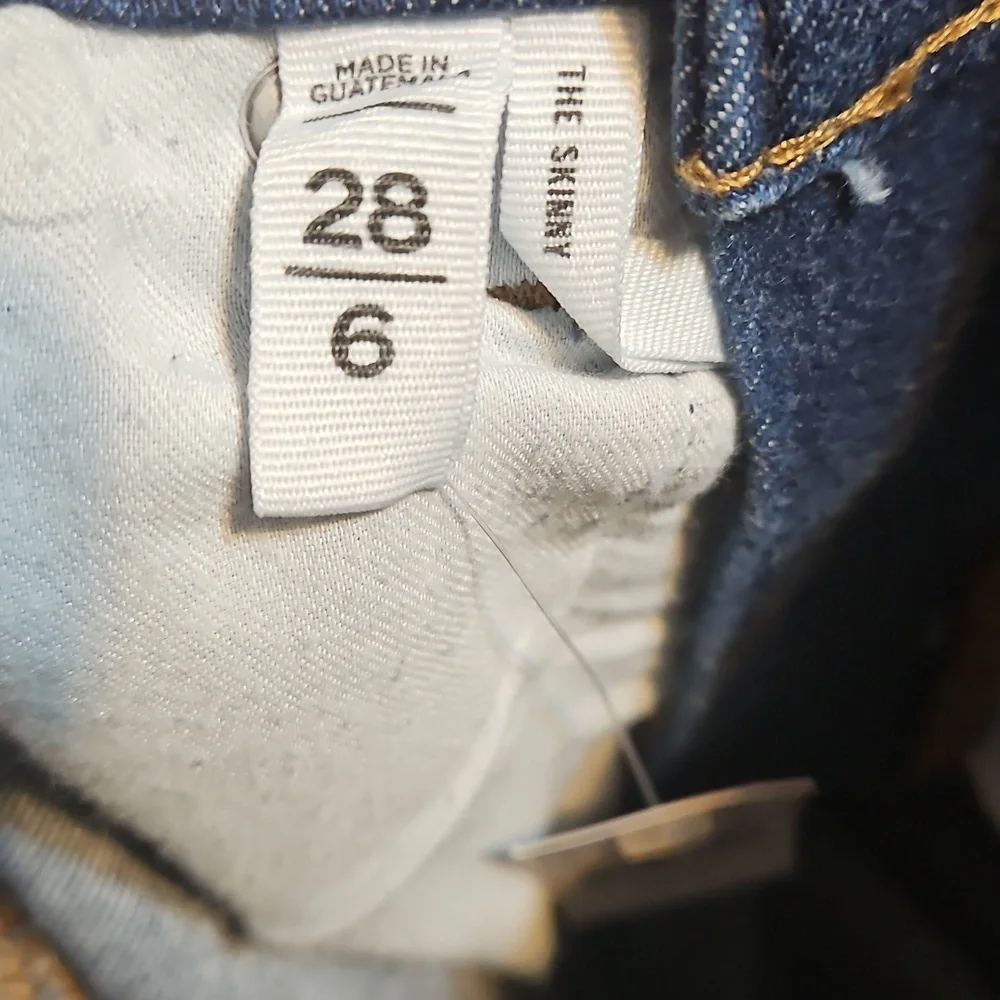 LOFT Dark Blue Skinny Jeans - Picture 9 of 12
